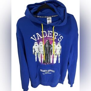 Disney Parks Star Wars Vaders Security Services Hoodie 45th Anniversary Size Med